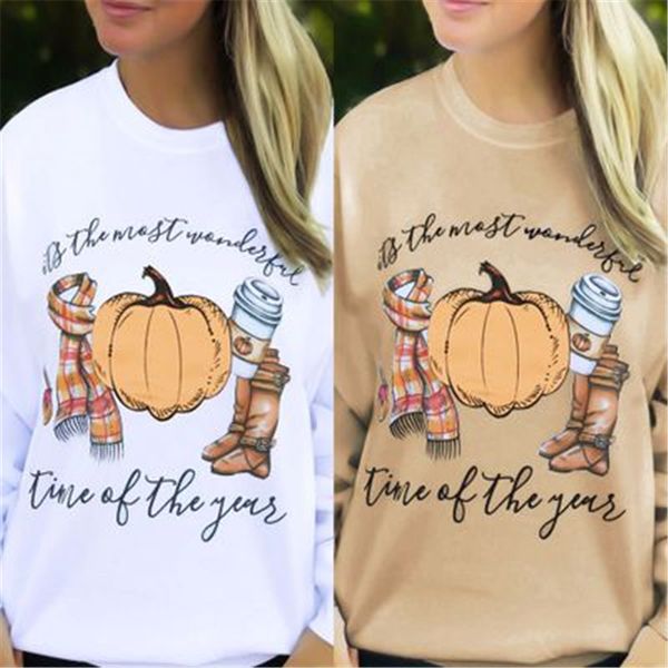 ladies halloween sweatshirts fashion trend cartoon pumpkin pattern round neck loose pullover designer female autumn new casual hoodies, Black
ladies halloween sweatshirts fashion trend cartoon pumpkin pattern round neck loose pullover designer female autumn new casual hoodies, Black