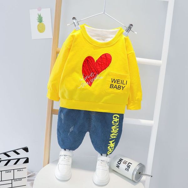 autumn and winter fashion toddler child girl baby boy letter love long sleeve + jeans children clothes kid, White
autumn and winter fashion toddler child girl baby boy letter love long sleeve + jeans children clothes kid, White