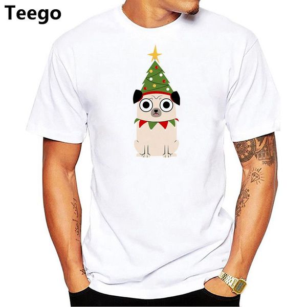 2018 new summer men's short sleeve christmas pug -shirt casual man tees funny dog design male
2018 new summer men's short sleeve christmas pug -shirt casual man tees funny dog design male