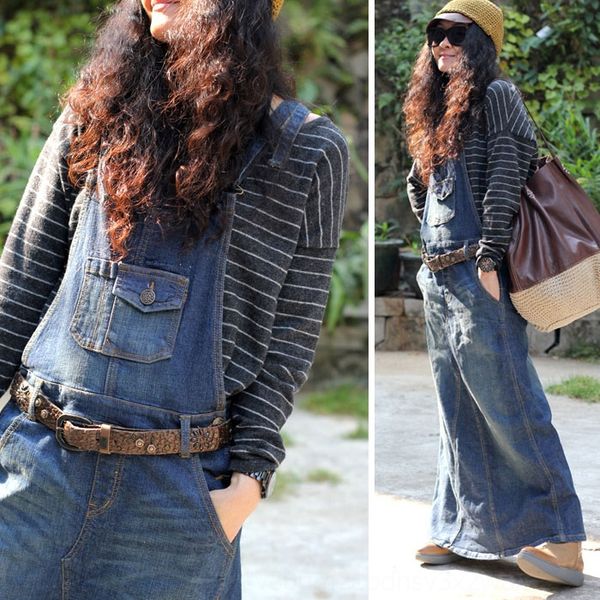 2020 women's spring loose slim suspender personalized type a large size denim one-piece jumpsuit skirt dress dress dress i9tic, Black;gray
2020 women's spring loose slim suspender personalized type a large size denim one-piece jumpsuit skirt dress dress dress i9tic, Black;gray