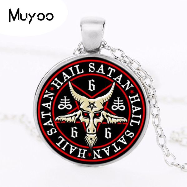 pendant necklaces vintage bronze pentagram red goat baphomet necklace jewelry satanism gothic collier femme hz1, Silver
pendant necklaces vintage bronze pentagram red goat baphomet necklace jewelry satanism gothic collier femme hz1, Silver