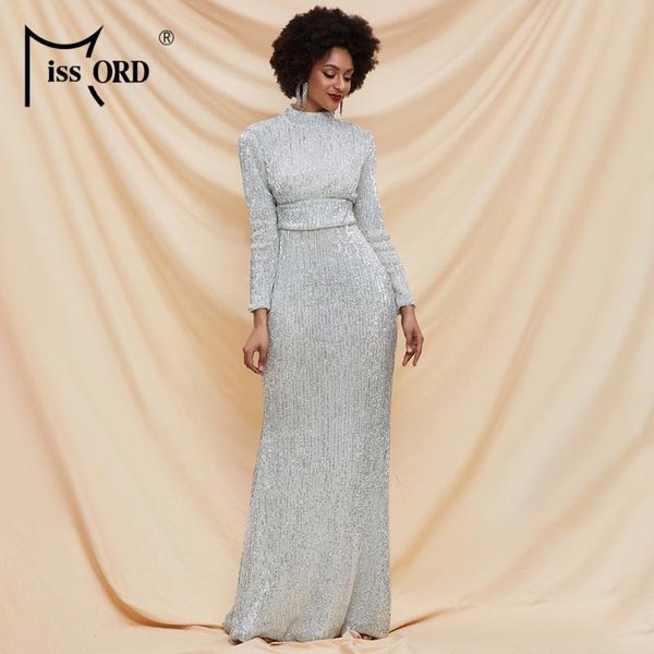 missord backless sequin dress women long sleeve maxi dress autumn floor length elegant female party vestidos m0294, Black;gray
missord backless sequin dress women long sleeve maxi dress autumn floor length elegant female party vestidos m0294, Black;gray