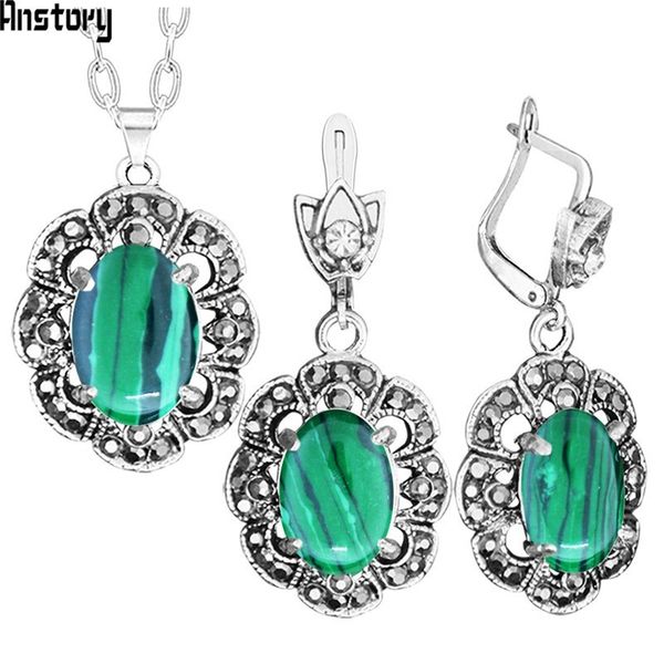 vintage malachite crystal jewelry sets plumflower pendant rhinestone fashion jewelry 434, Silver
vintage malachite crystal jewelry sets plumflower pendant rhinestone fashion jewelry 434, Silver