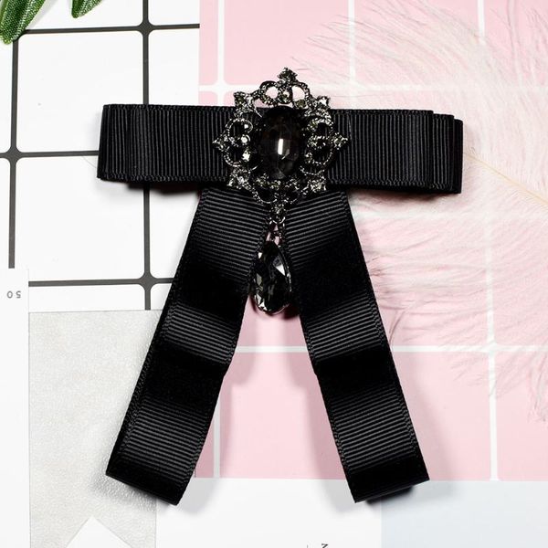 i-remiel cloth art bow tie brooches crystal pin broche bows brooch school women ties designers fashion clothing accessories, Gray
i-remiel cloth art bow tie brooches crystal pin broche bows brooch school women ties designers fashion clothing accessories, Gray