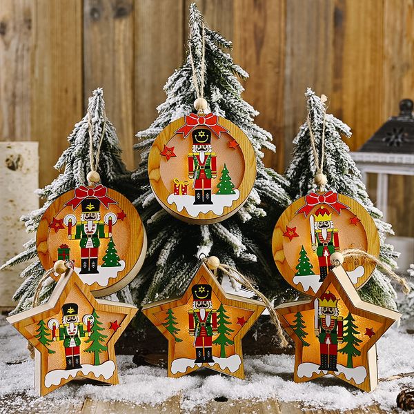 christmas decorations wooden walnut soldier with lamp pendant round five pointed star pendant small tree pendant wholesale 2021 new year
christmas decorations wooden walnut soldier with lamp pendant round five pointed star pendant small tree pendant wholesale 2021 new year
