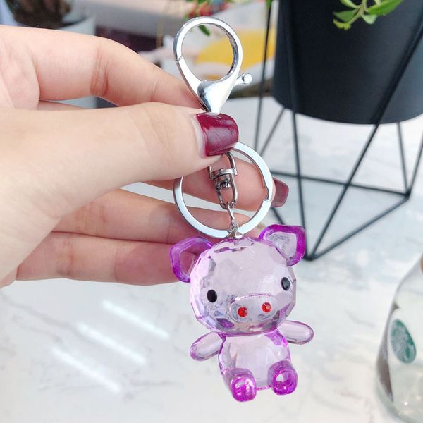 key chain women keychain crystal pig key chain acrylic animal keychain mini girls bag pendant metal keyring jewelry high quality, Silver
key chain women keychain crystal pig key chain acrylic animal keychain mini girls bag pendant metal keyring jewelry high quality, Silver