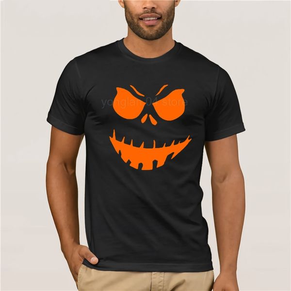 2019 fashion t shirt 100% cotton creative graphic scary pumpkin halloween sweater