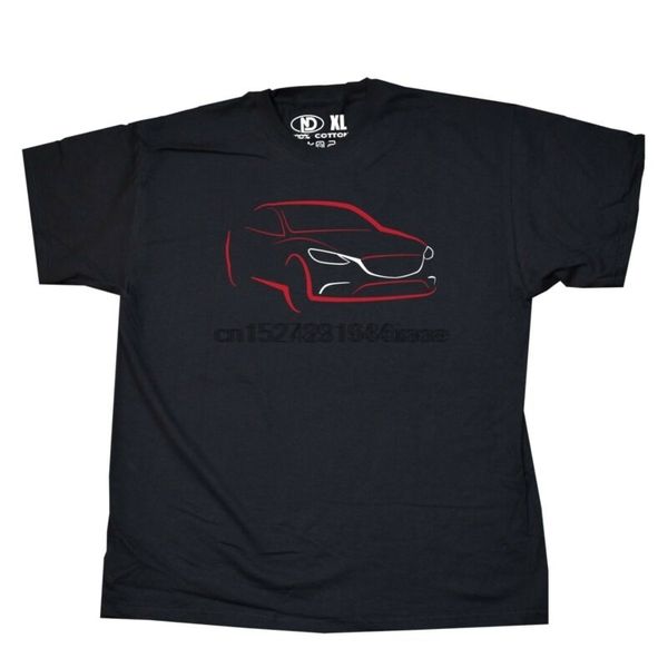 mazda 6 saloon sketch design t shirt black s m l xl 2xl 3xl 4xl