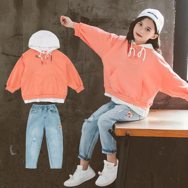fashion 2020 girls clothing set hoodied and ripped jeans pants spring autumn children's sports suits cotton kids tracksuit c0924, White
fashion 2020 girls clothing set hoodied and ripped jeans pants spring autumn children's sports suits cotton kids tracksuit c0924, White