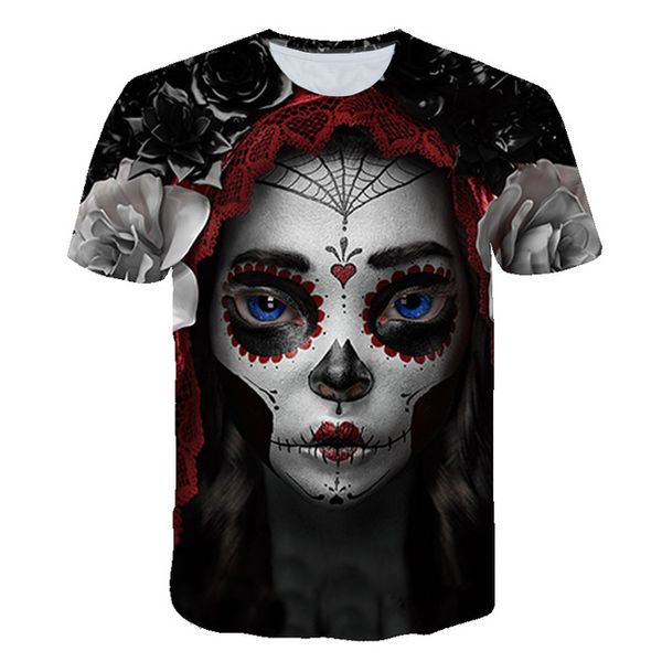 cosplay print 3d print shirts hippie oversized horror men clothing