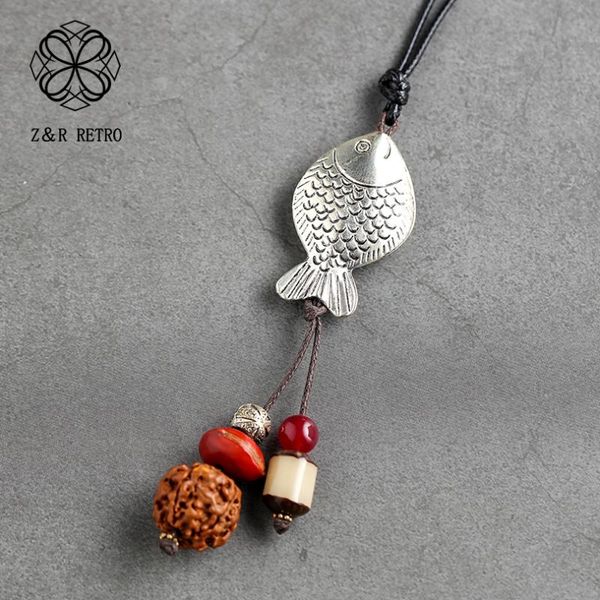vintage fish pendant long necklace for women necklaces& pendant handmade wooden beads rope chain chokers jewellery suspension, Silver
vintage fish pendant long necklace for women necklaces& pendant handmade wooden beads rope chain chokers jewellery suspension, Silver