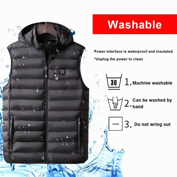 men women smart heating vest adjustment warm hat thickening electric heating vest usb jacket outdoor, Gray;blue
men women smart heating vest adjustment warm hat thickening electric heating vest usb jacket outdoor, Gray;blue