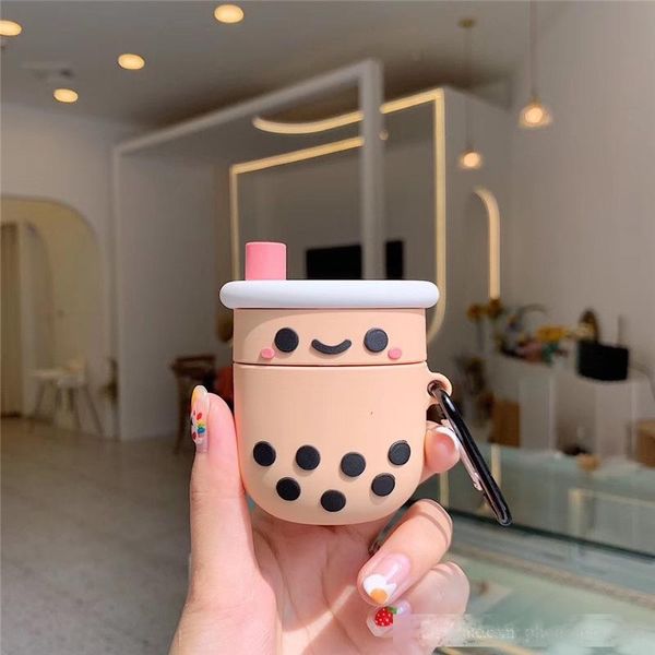 for apple airpods case pearl milk bubble tea 3d silicone case cover for airpods 2 bluetooth earphone cover for air pods
for apple airpods case pearl milk bubble tea 3d silicone case cover for airpods 2 bluetooth earphone cover for air pods