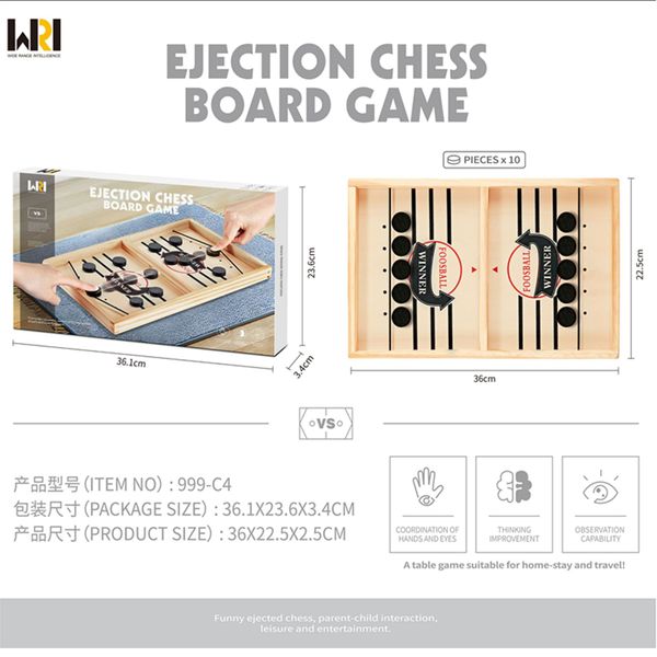 new product foosball games super winner sling puck game board-game table deskbattle 2 in 1 ice hockey game toys for child
