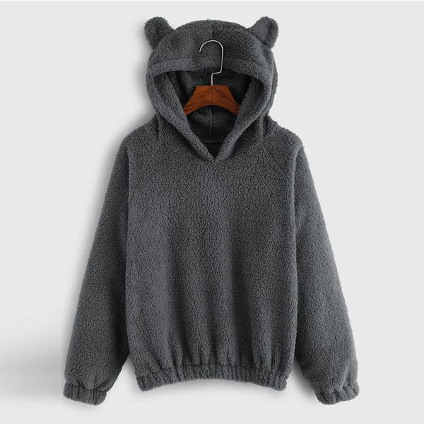 casual flannel coat drop-shoulder soft hooded gray hoodies women sweatshirt winter keep warm coral fleece pullovers, Black
casual flannel coat drop-shoulder soft hooded gray hoodies women sweatshirt winter keep warm coral fleece pullovers, Black