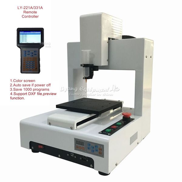 ly-331a automatic glue dispenser machine 3 axis compatible for mobile phone frame glue dispensing works with remote controller
ly-331a automatic glue dispenser machine 3 axis compatible for mobile phone frame glue dispensing works with remote controller