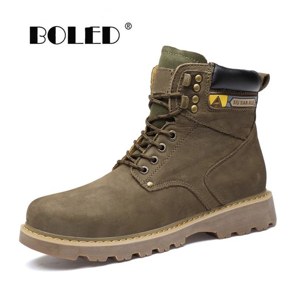 boots natural leather men plush warm fur ankle snow combat autumn winter plus size waterproof shoes, Black
boots natural leather men plush warm fur ankle snow combat autumn winter plus size waterproof shoes, Black