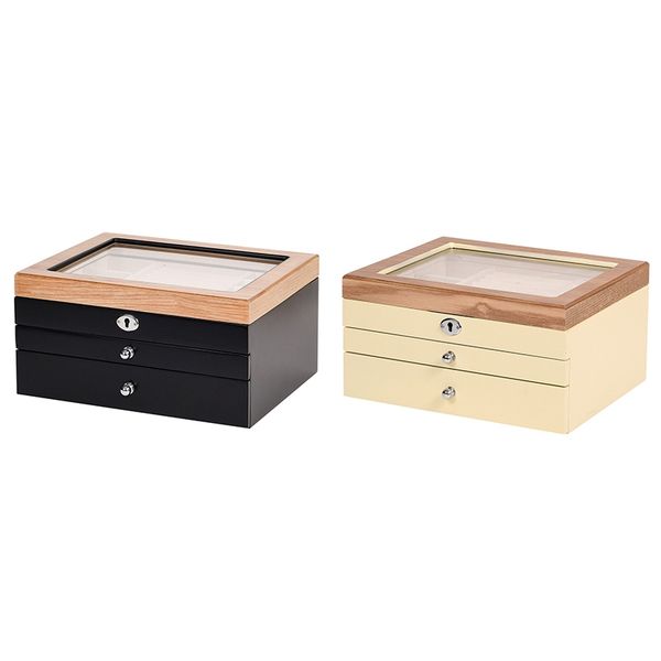 wood jewelry box retro style large multilayer marriage holiday gift makeup organizer storage box case, Pink;blue
wood jewelry box retro style large multilayer marriage holiday gift makeup organizer storage box case, Pink;blue