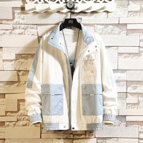 style bigger pocket white black spring autumn jacket men's streetwear bomber clothes plus asian oversize m-5xl kg-795, Black;brown
style bigger pocket white black spring autumn jacket men's streetwear bomber clothes plus asian oversize m-5xl kg-795, Black;brown