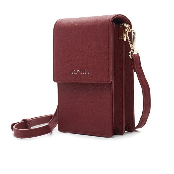 new style women's phone bag korean-style solid color women's xie bao multi-functional shoulder bag
new style women's phone bag korean-style solid color women's xie bao multi-functional shoulder bag