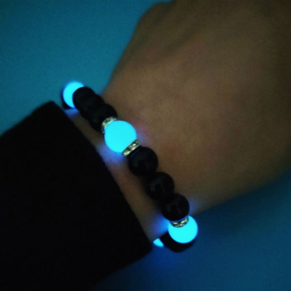 elastic luminous bead bracelet simple fashion 8mm natural stone glowing women charm bracelet jewelry men fluorescence bracelets, Golden;silver
elastic luminous bead bracelet simple fashion 8mm natural stone glowing women charm bracelet jewelry men fluorescence bracelets, Golden;silver