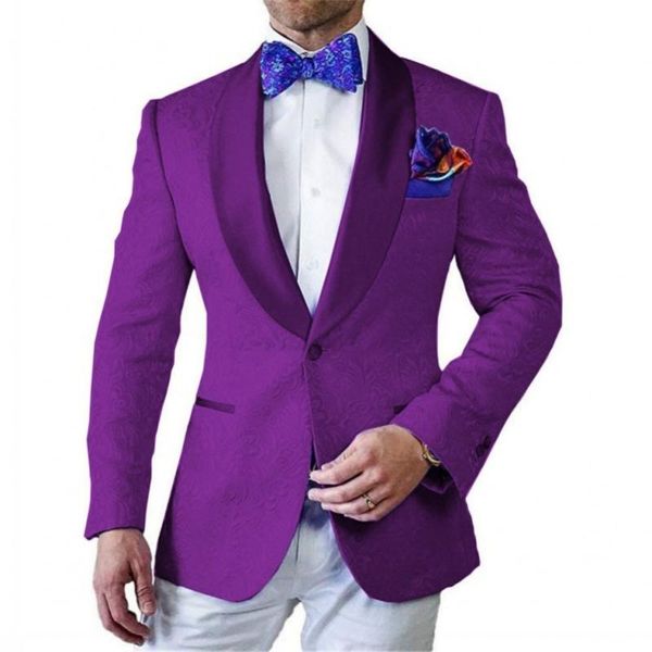 men's suits & blazers style groomsmen shawl lapel groom tuxedos purple and white men wedding/prom man ( jacket + pants tie ) z71, White;black
men's suits & blazers style groomsmen shawl lapel groom tuxedos purple and white men wedding/prom man ( jacket + pants tie ) z71, White;black