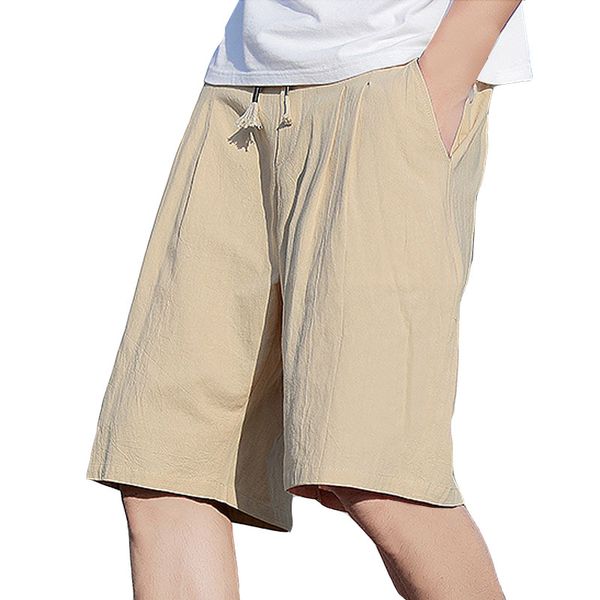 men's shorts summer plus size men 5xl 6xl 7xl 8xl large cotton thin style, White;black