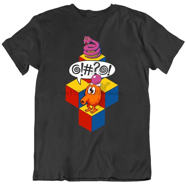 q bert arcade video game retro 80s t shirt mens tee gift new from us funny design tee shirt