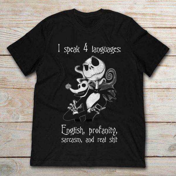 jack and zero speak 4 languages the nightmare before christmas black t-shirt graphic tee shirt
jack and zero speak 4 languages the nightmare before christmas black t-shirt graphic tee shirt
