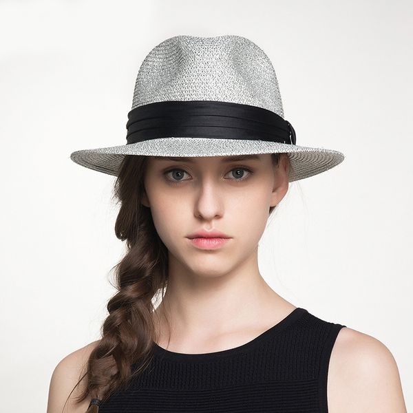 wide brim hats sedancasesa 2021 sun for woman foldable hand made straw hat female casual shade summer beach cap visors caps, Blue;gray
wide brim hats sedancasesa 2021 sun for woman foldable hand made straw hat female casual shade summer beach cap visors caps, Blue;gray