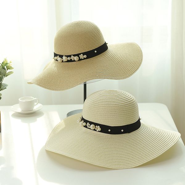 2020 summer round sombrero straw hat summer sun hat with pearl visor female casual beach women flat gorras wholesale, Blue;gray
2020 summer round sombrero straw hat summer sun hat with pearl visor female casual beach women flat gorras wholesale, Blue;gray