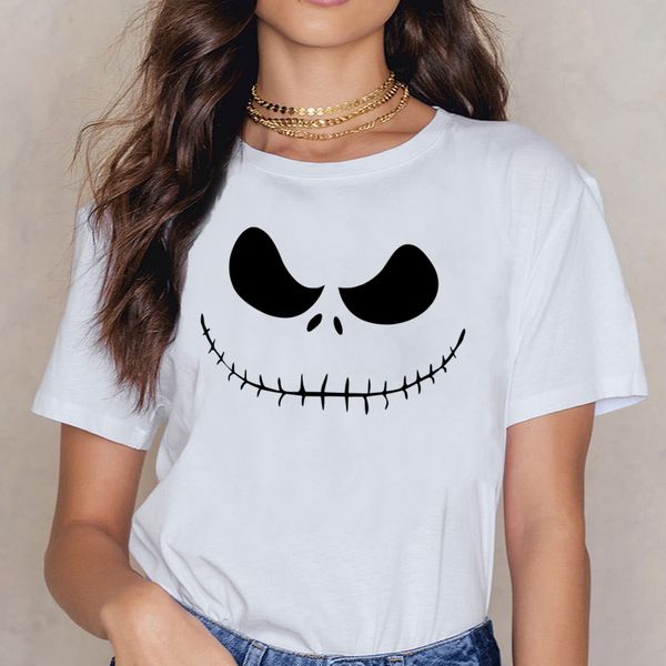 t shirt women jack skellington harajuku cotton female shirt