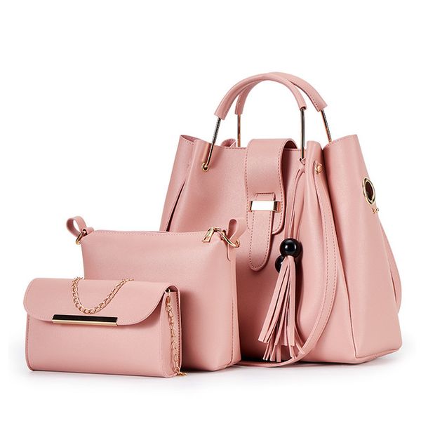 fashion simplicity wild joker handbag tassel women messenger bags daughter package three piece women bag wallet phone bag
fashion simplicity wild joker handbag tassel women messenger bags daughter package three piece women bag wallet phone bag