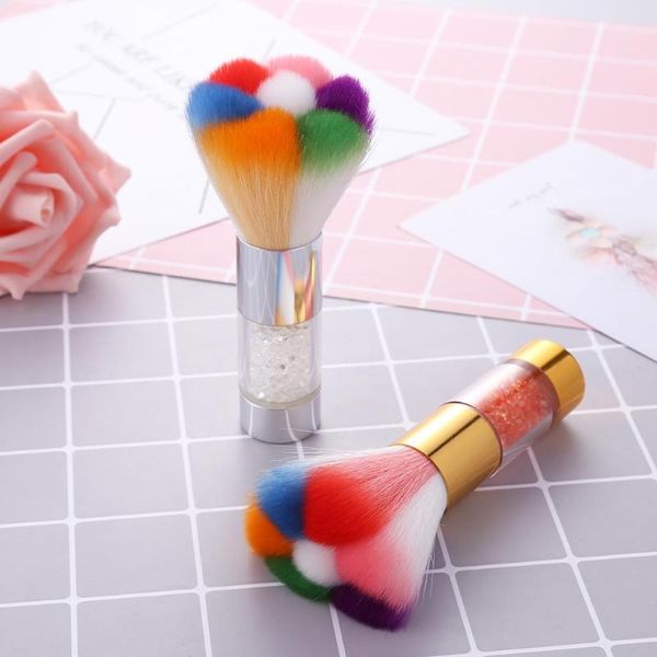 metal rhinestone handle rainbow hair nail art dust remove brush glitter powder sequins bead clean remover tool blush brushes, Yellow
metal rhinestone handle rainbow hair nail art dust remove brush glitter powder sequins bead clean remover tool blush brushes, Yellow