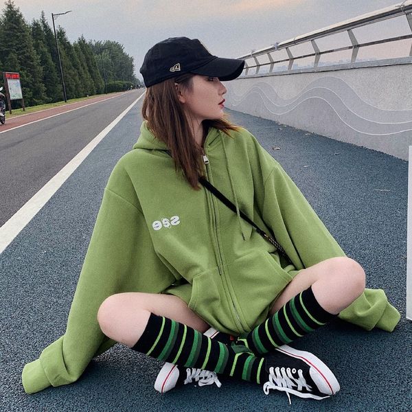 2020 spring new coat sweater avocado green letter loose mid-length hooded bf lazy sweater coat for women ttiye, Black
2020 spring new coat sweater avocado green letter loose mid-length hooded bf lazy sweater coat for women ttiye, Black