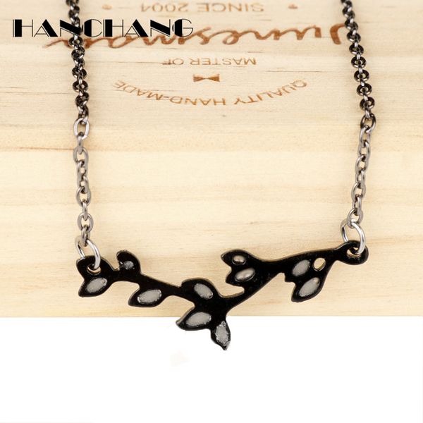 chains hanchang women accessories choker necklace luminous tree leaves pendants necklaces chain glow in dark trendy jewelry, Silver
chains hanchang women accessories choker necklace luminous tree leaves pendants necklaces chain glow in dark trendy jewelry, Silver