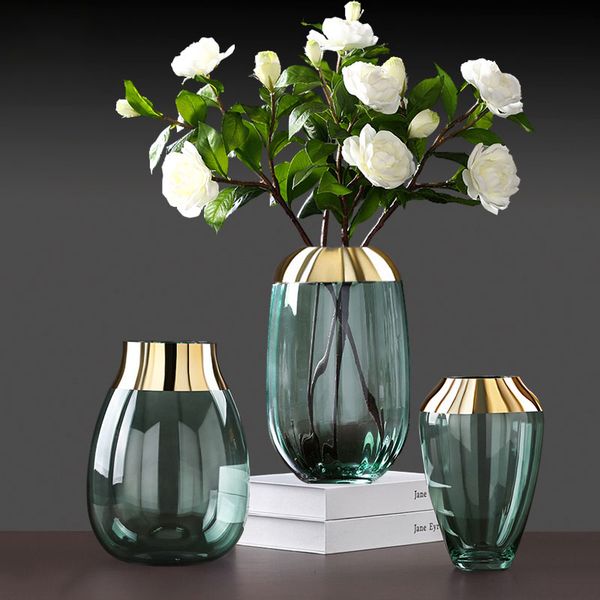 vases modern gold foil flower vase figurine living room decor accessories glass ornament home decoration furnishing wedding
vases modern gold foil flower vase figurine living room decor accessories glass ornament home decoration furnishing wedding