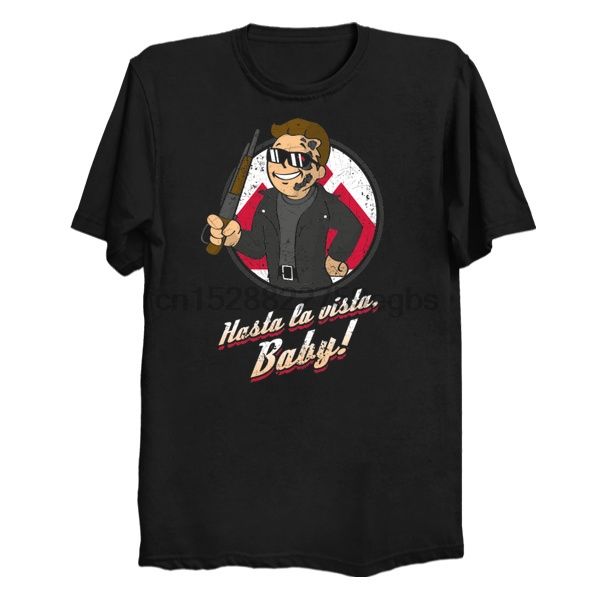 men tshirt hasta la vista baby women t-shirt tees top
