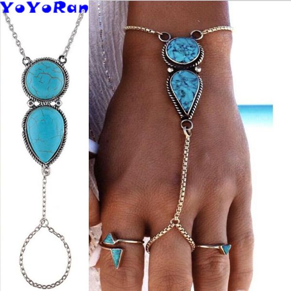 charm bracelets 1 piece bohemian beach retro national gem stone finger for woman gift round sea bracelet jewelry, Golden;silver
charm bracelets 1 piece bohemian beach retro national gem stone finger for woman gift round sea bracelet jewelry, Golden;silver