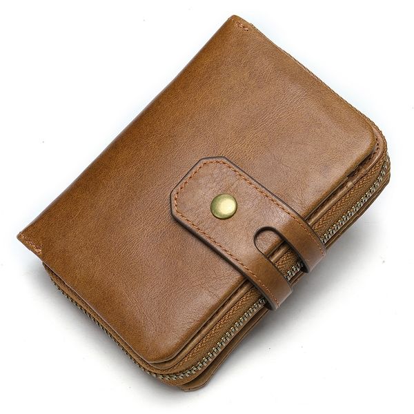 marrant genuine leather men wallet cowhide leather short wallets vintage zipper antimagnetic coin purse card bag, Red;black
marrant genuine leather men wallet cowhide leather short wallets vintage zipper antimagnetic coin purse card bag, Red;black