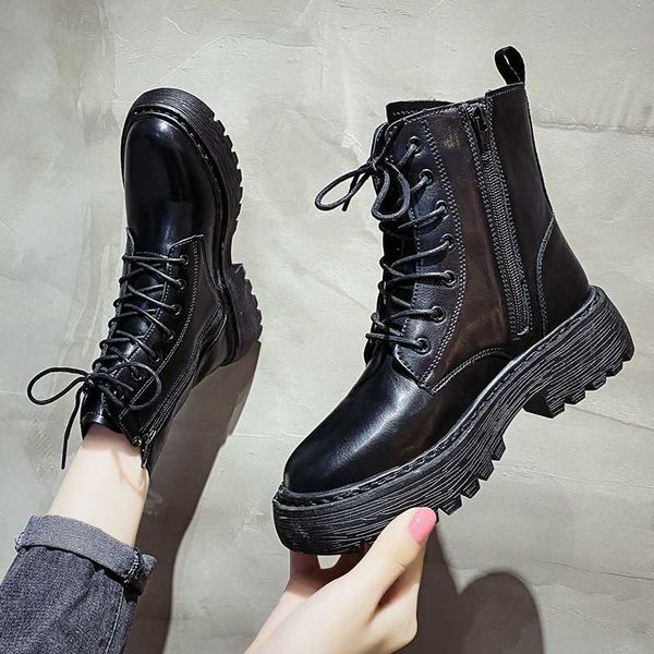 boots women new 2020 rock shoes woman round toe booties ladies lace up luxury designer autumn rubber lolita ankle med fashion, Black
boots women new 2020 rock shoes woman round toe booties ladies lace up luxury designer autumn rubber lolita ankle med fashion, Black
