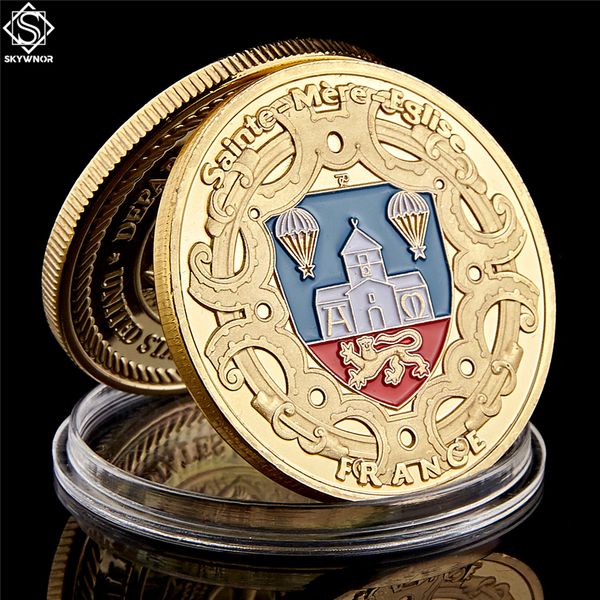 1944.6.6 d.day airborne forces 1oz medal craft gift collectible infantry gold plated coin beach military souvenir badge
1944.6.6 d.day airborne forces 1oz medal craft gift collectible infantry gold plated coin beach military souvenir badge