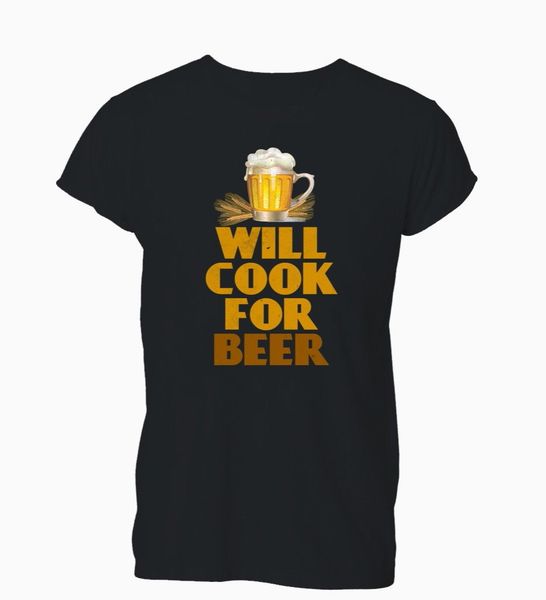 new men t shirt fashion popular style man will cook for beer funny bbq food grill t-shirt mens
new men t shirt fashion popular style man will cook for beer funny bbq food grill t-shirt mens