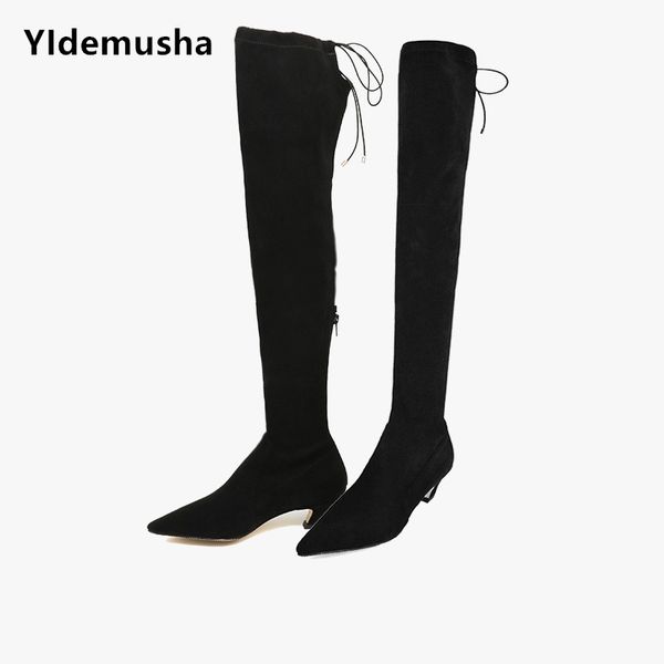 sexy над коленом boots женщины женщины женская обувь flock long точка toe boots способа зимы бедренной кости высокие зимние ботинки, Black
sexy над коленом boots женщины женщины женская обувь flock long точка toe boots способа зимы бедренной кости высокие зимние ботинки, Black
