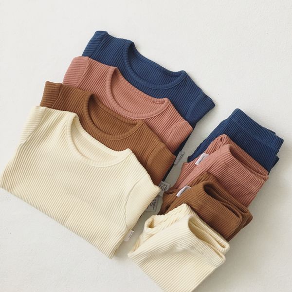toddler children clothes for boys girls ribbed set with full sleeve kids soft autumn winter cloth baby pants 2 pcs, White
toddler children clothes for boys girls ribbed set with full sleeve kids soft autumn winter cloth baby pants 2 pcs, White