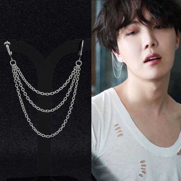 stud korea boys earring cuff stainless steel men punk rock hiphop ear clip wrap earrings tassel chain women earcuff unisex, Golden;silver
stud korea boys earring cuff stainless steel men punk rock hiphop ear clip wrap earrings tassel chain women earcuff unisex, Golden;silver