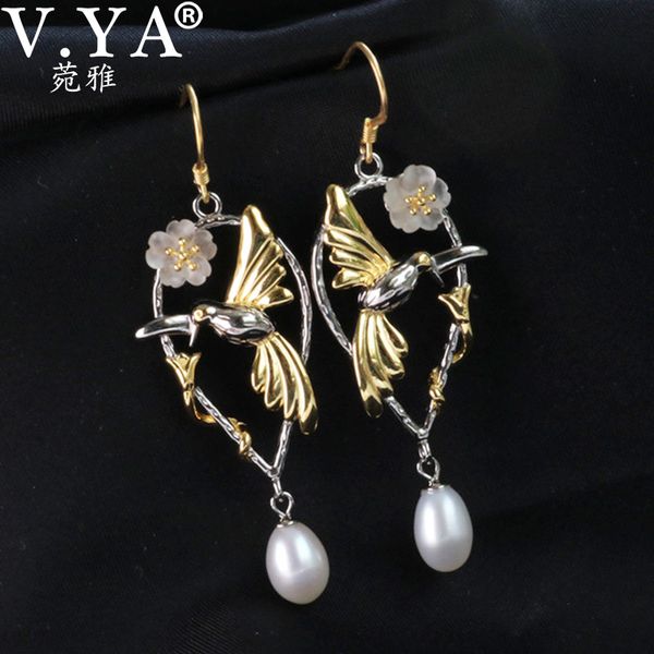 в.я. 925 sterling silver bird серьги креативный покрыло pearl серьги падения прекрасные птицы падения для женщин brincos
в.я. 925 sterling silver bird серьги креативный покрыло pearl серьги падения прекрасные птицы падения для женщин brincos