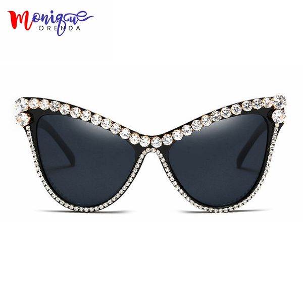 sunglasses monique oversized rhinestone women designer luxury crystal sun glasses for female black uv400, White;black
sunglasses monique oversized rhinestone women designer luxury crystal sun glasses for female black uv400, White;black