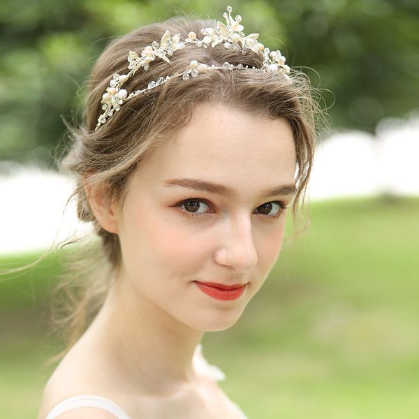 npason alloy rhinestones crystal natural pearls wedding headband bridal hair vine hair accessories bridesmaids women jewelry, Golden;silver
npason alloy rhinestones crystal natural pearls wedding headband bridal hair vine hair accessories bridesmaids women jewelry, Golden;silver