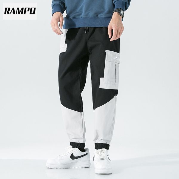 men's pants rampo harem joggers men cargo streetwear 2021 hip hop casual pockets track male harajuku fashion trousers, Black
men's pants rampo harem joggers men cargo streetwear 2021 hip hop casual pockets track male harajuku fashion trousers, Black